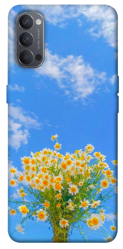 Чохол Sky flowers для Oppo Reno 4