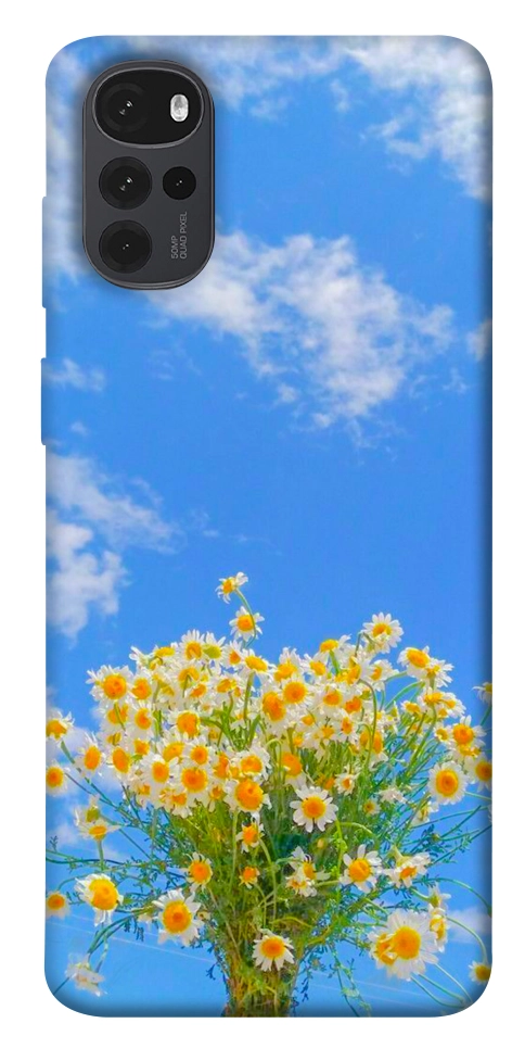 Чехол Sky flowers для Motorola Moto G22