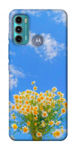 Чехол Sky flowers для Motorola Moto G60