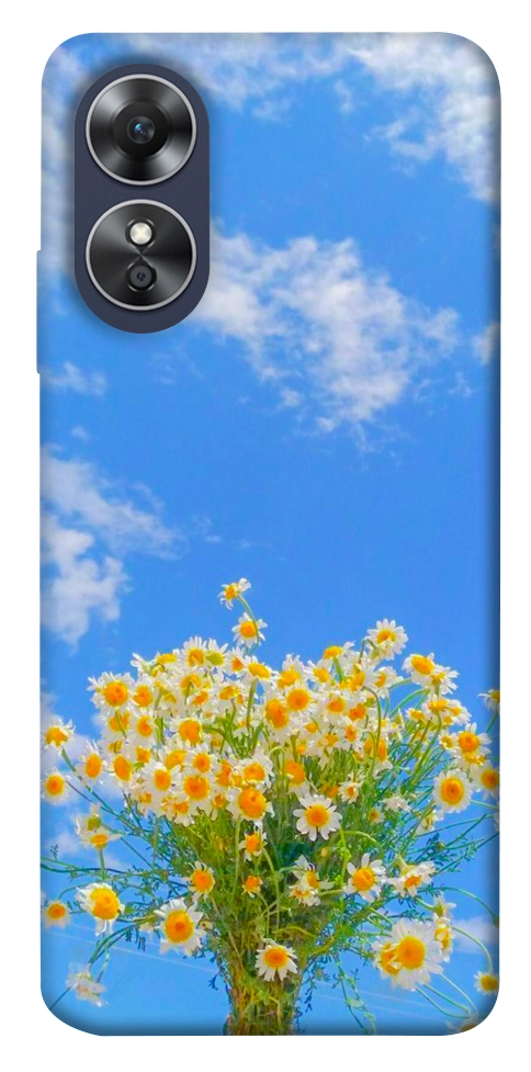 Чохол Sky flowers для Oppo A17