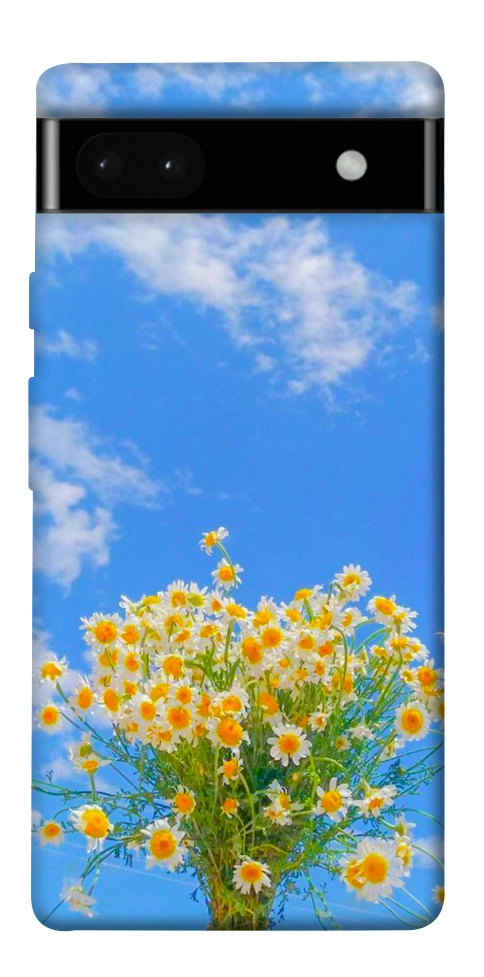 Чохол Sky flowers для Google Pixel 6A