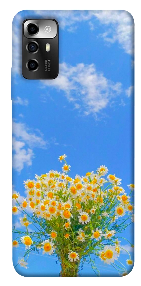 Чехол Sky flowers для ZTE Blade A72