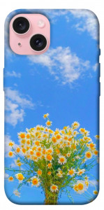 Чехол Sky flowers для iPhone 15