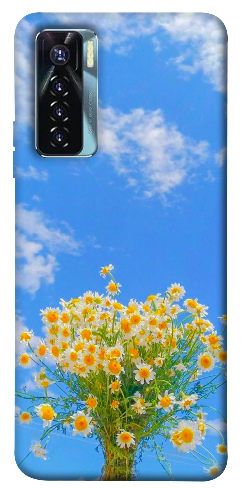 Чехол Sky flowers для TECNO Camon 17 Pro