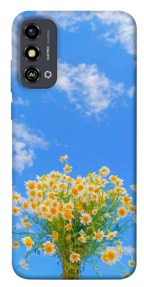 Чехол Sky flowers для ZTE Blade A53