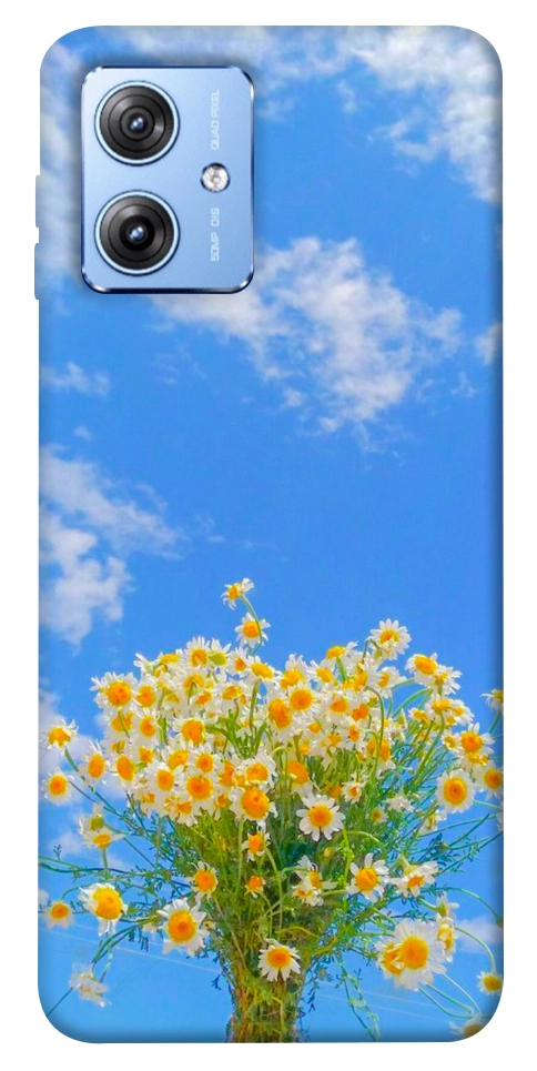 Чехол Sky flowers для Motorola Moto G84