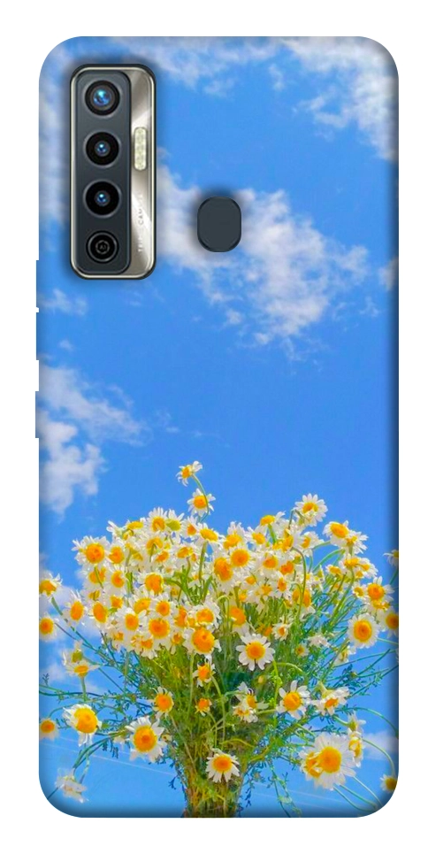 Чехол Sky flowers для TECNO Camon 17