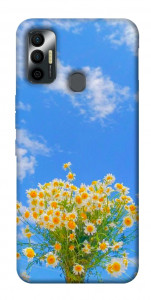 Чохол Sky flowers для TECNO Spark 7