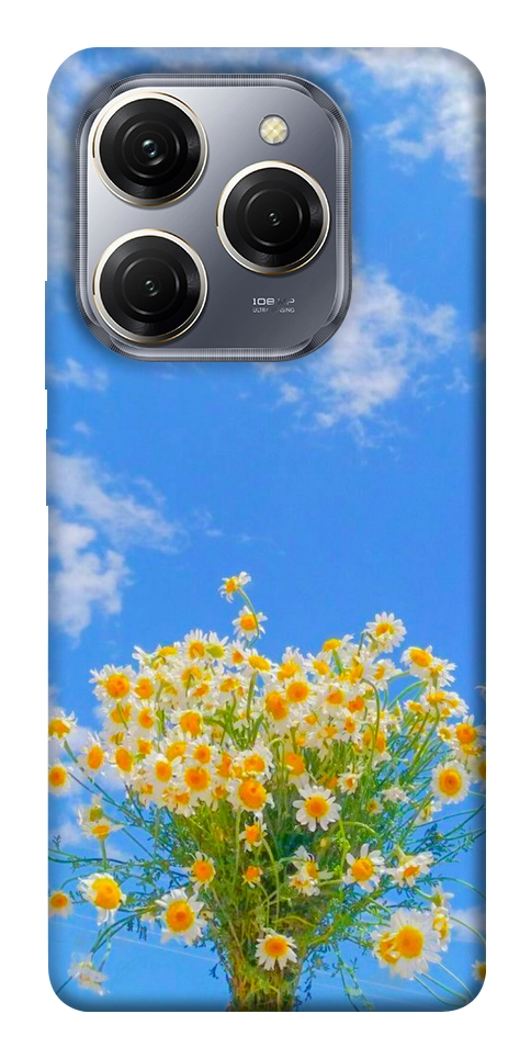 Чохол Sky flowers для TECNO Spark 20 Pro