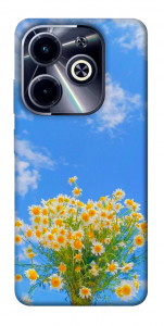 Чохол Sky flowers для Infinix Hot 40i