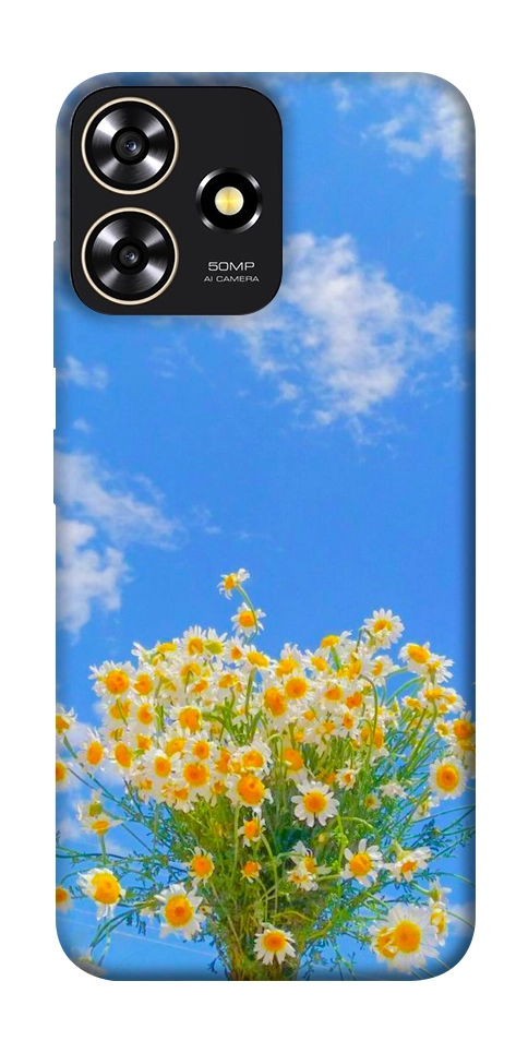 Чохол Sky flowers для ZTE Blade A73 4G