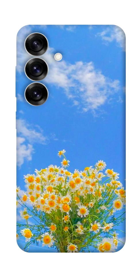 Чехол Sky flowers для Galaxy S25