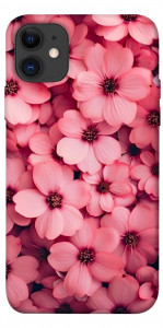 Чехол Pink flowers для iPhone 11