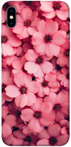 Чехол Pink flowers для iPhone XS Max