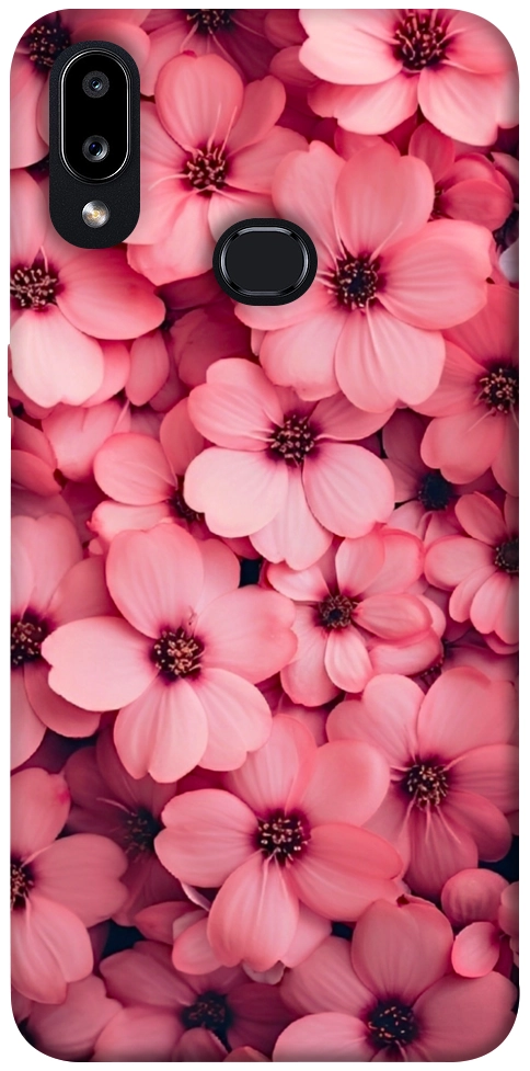 Чохол Pink flowers для Galaxy A10s (2019)