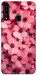 Чохол Pink flowers для Galaxy A20s (2019)