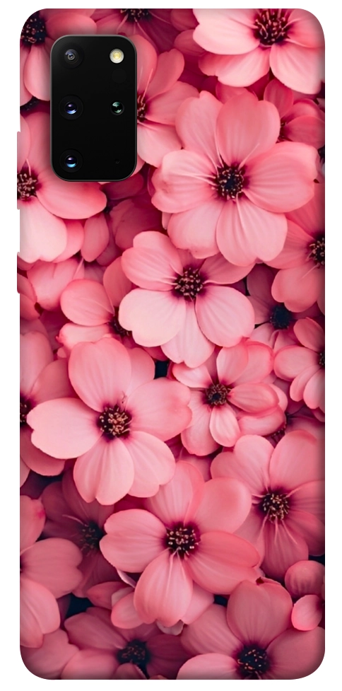 Чехол Pink flowers для Galaxy S20 Plus (2020)