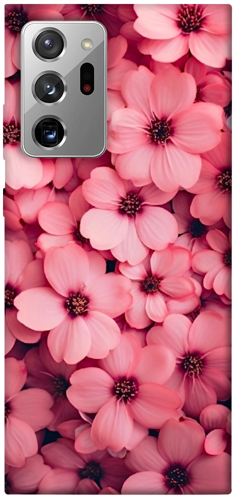 Чехол Pink flowers для Galaxy Note 20 Ultra