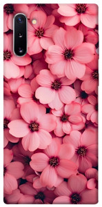 Чехол Pink flowers для Galaxy Note 10 (2019)