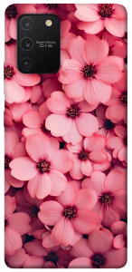 Чохол Pink flowers для Galaxy S10 Lite (2020)