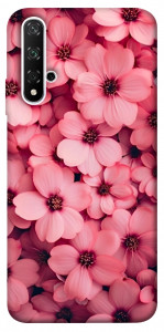 Чохол Pink flowers для Huawei Nova 5T