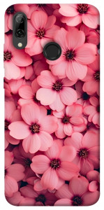 Чехол Pink flowers для Huawei P Smart (2019)