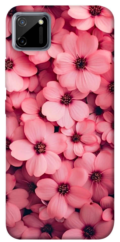 Чехол Pink flowers для Realme C11