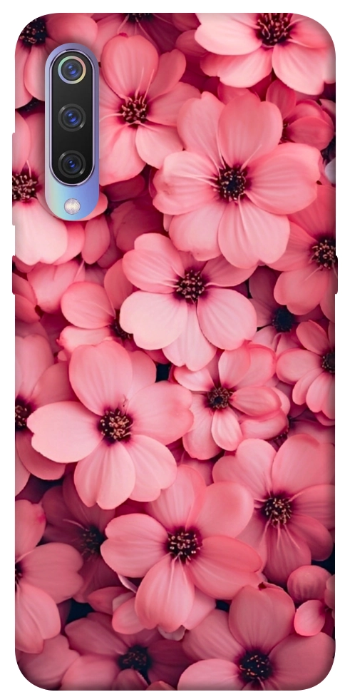 Чохол Pink flowers для Xiaomi Mi 9