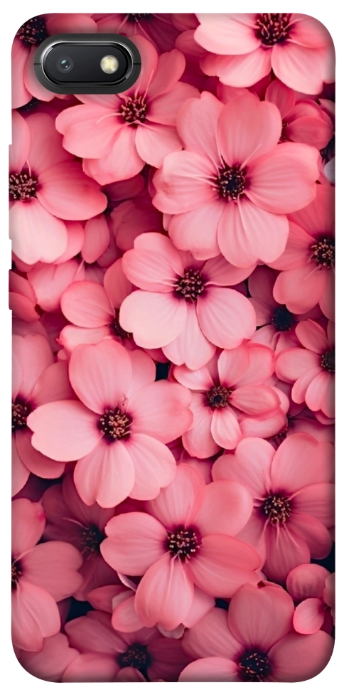 Чехол Pink flowers для Xiaomi Redmi 6A