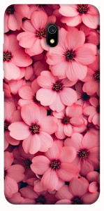 Чохол Pink flowers для Xiaomi Redmi 8a