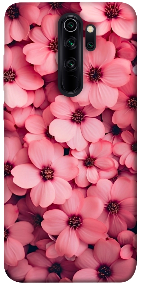 Чохол Pink flowers для Xiaomi Redmi Note 8 Pro