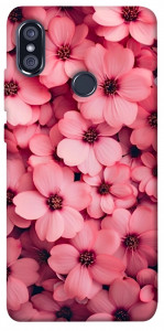 Чохол Pink flowers для Xiaomi Redmi Note 5 (DC)