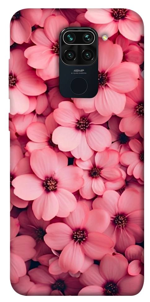 Чохол Pink flowers для Xiaomi Redmi 10X