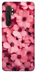 Чохол Pink flowers для Xiaomi Mi Note 10 Lite