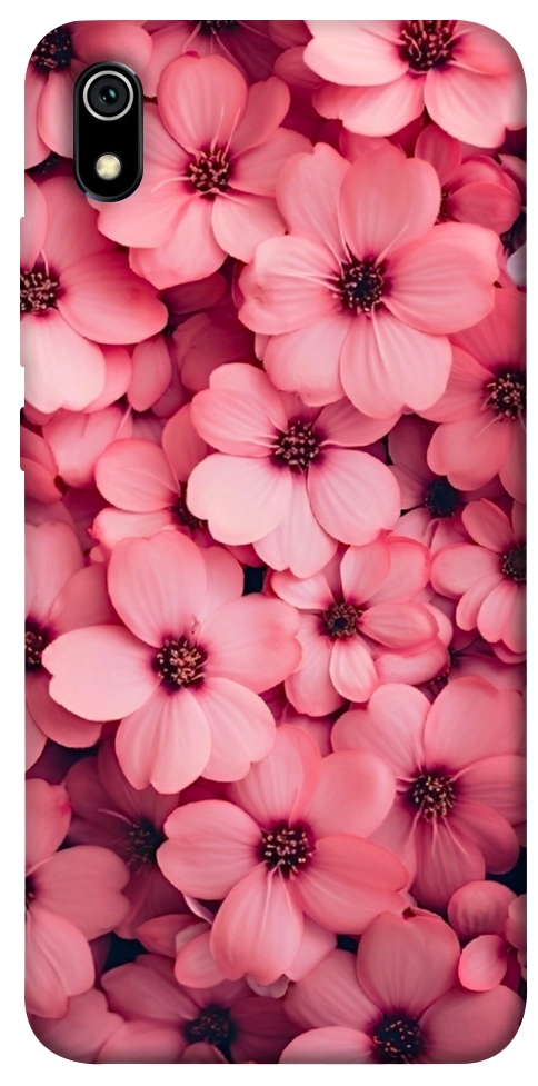 Чохол Pink flowers для Xiaomi Redmi 7A