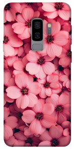 Чохол Pink flowers для Galaxy S9+