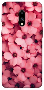 Чохол Pink flowers для OnePlus 7