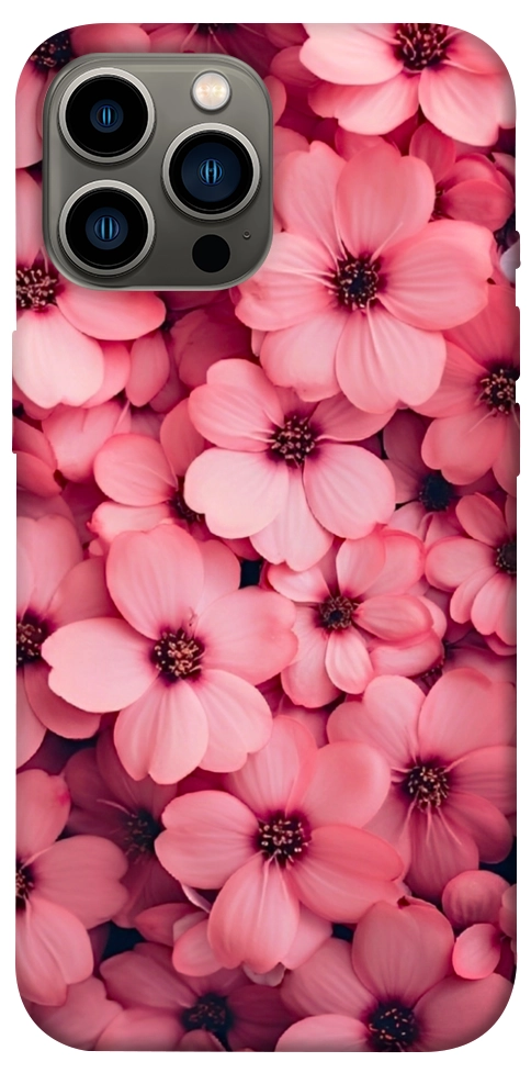 Чохол Pink flowers для iPhone 12 Pro Max