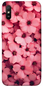 Чохол Pink flowers для Xiaomi Redmi 9A