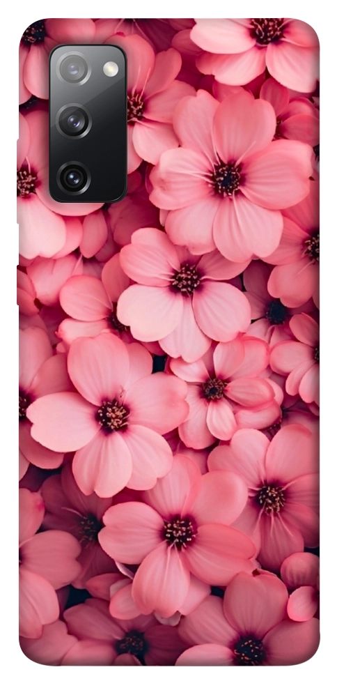 Чехол Pink flowers для Galaxy S20 FE