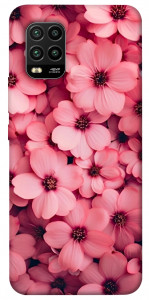 Чехол Pink flowers для Xiaomi Mi 10 Lite