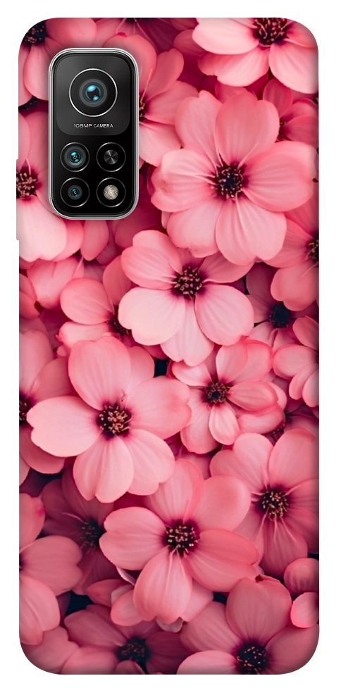 Чохол Pink flowers для Xiaomi Mi 10T