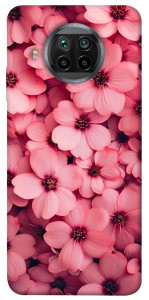 Чехол Pink flowers для Xiaomi Redmi Note 9 Pro 5G