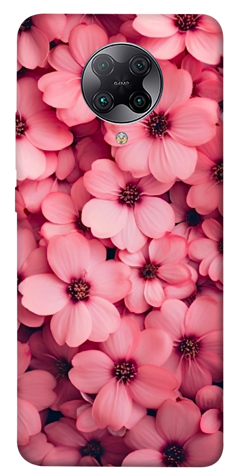 Чехол Pink flowers для Xiaomi Redmi K30 Pro