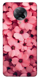 Чохол Pink flowers для Xiaomi Poco F2 Pro