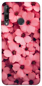 Чехол Pink flowers для Huawei P40 Lite E