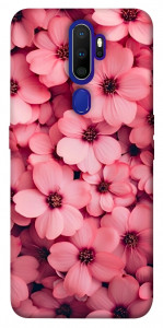 Чехол Pink flowers для Oppo A9 (2020)