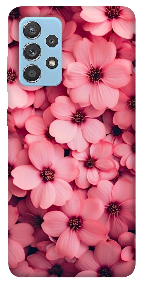 Чехол Pink flowers для Galaxy A52