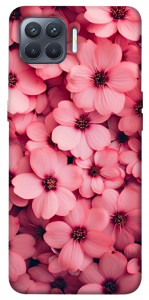 Чохол Pink flowers для Oppo Reno 4 Lite