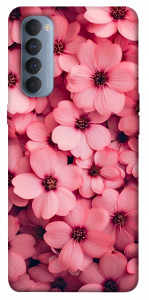 Чехол Pink flowers для Oppo Reno 4 Pro